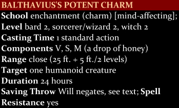 Balthavius's Potent Charm